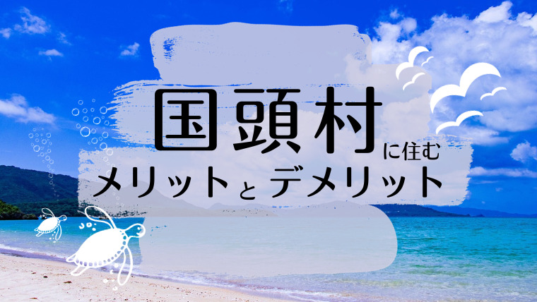 国頭村のメリットとデメリット