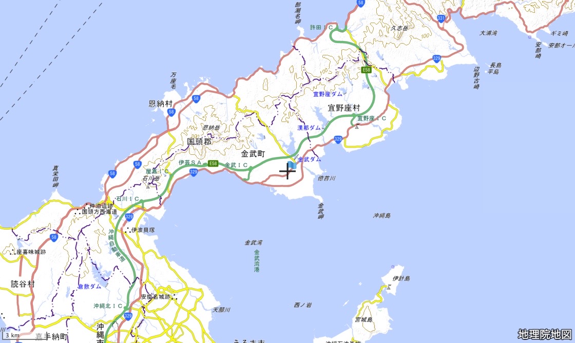 金武町地図